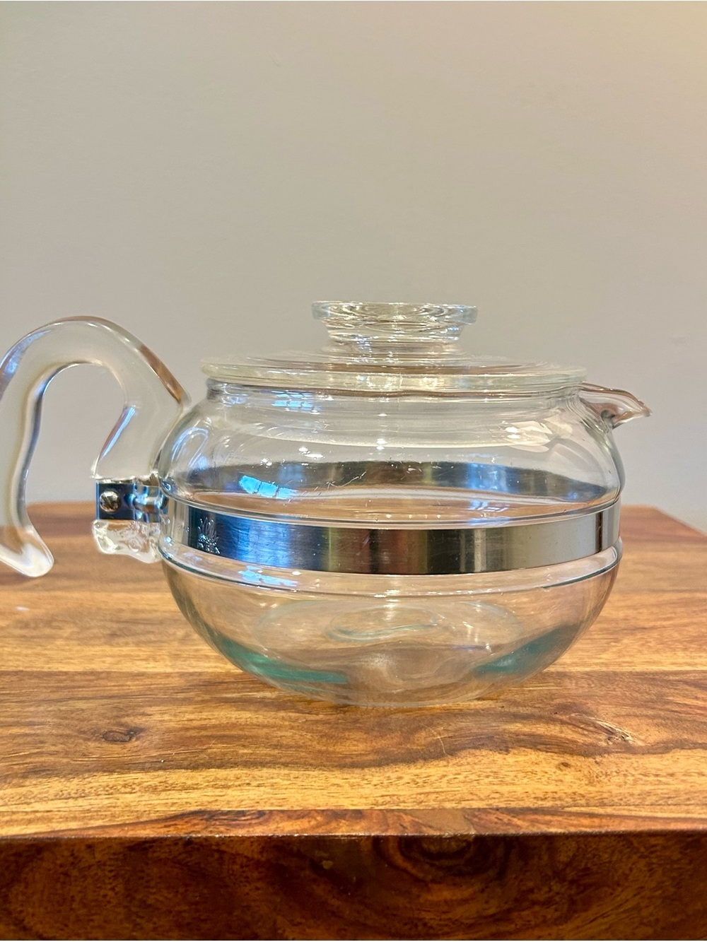 Vintage MCM Pyrex Flameware  6-Cup Coffee or Tea Pot ☕️🫖 8446-B